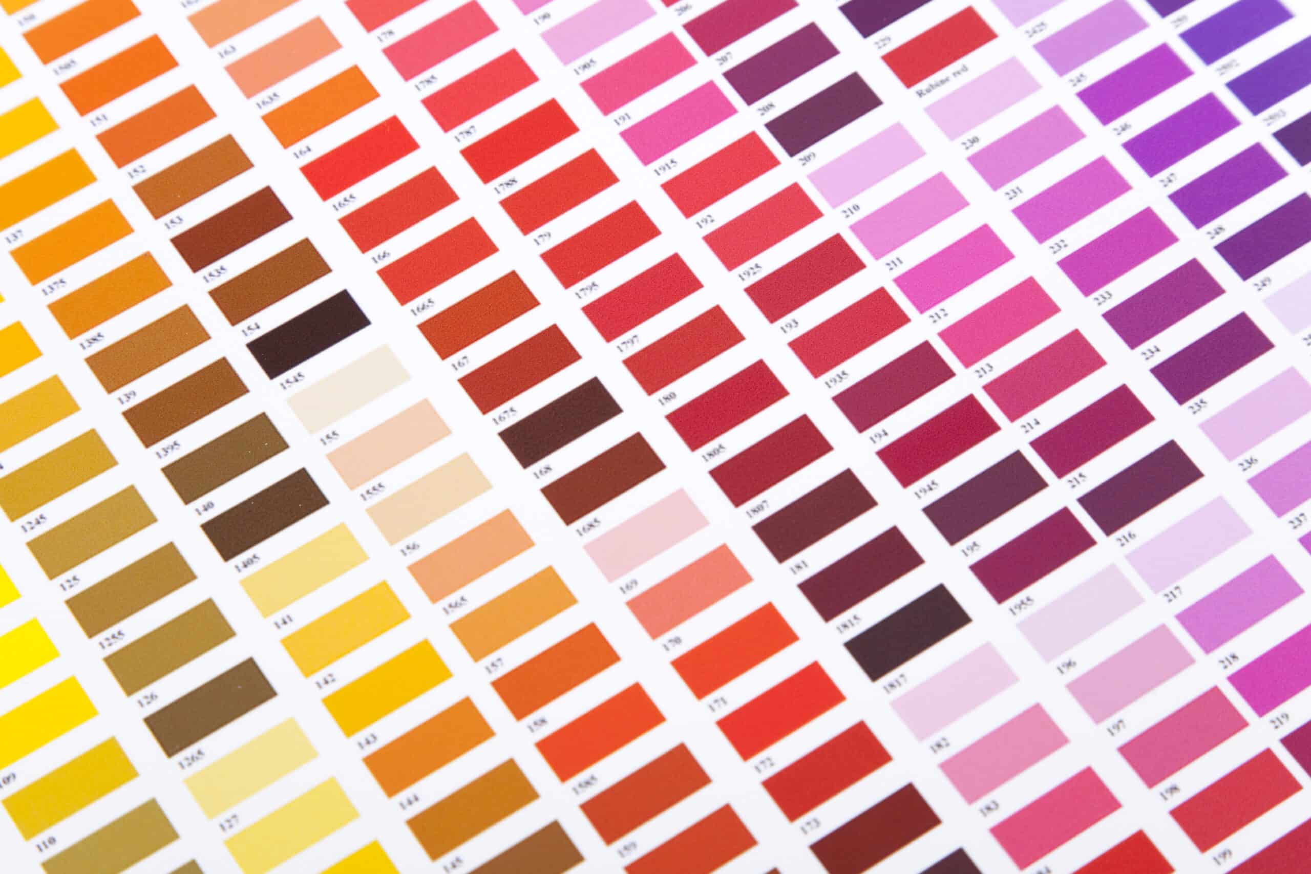 Signs - signs in one day Color guide